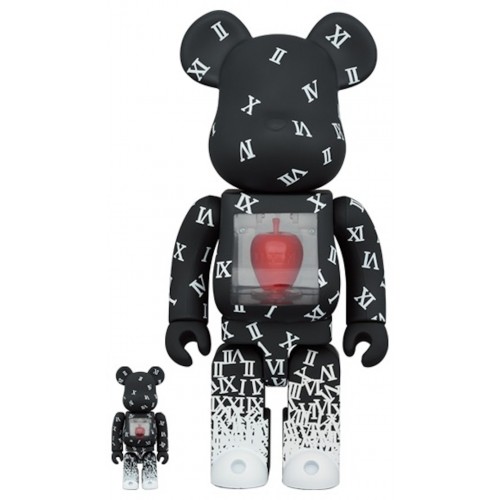 Оригинальный набор фигурок Bearbrick Shareef 4 100% & 400% Set - 7см и 28см