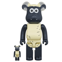 Набор фигурок (7см и 28см) Bearbrick Shaun the Sheep 100% & 400% Set
