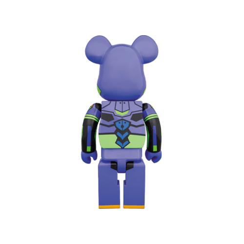 Оригинальный набор фигурок Bearbrick Shinji & Evangelion 100% & 400% Set Purple Multicolor - 7см и 28см