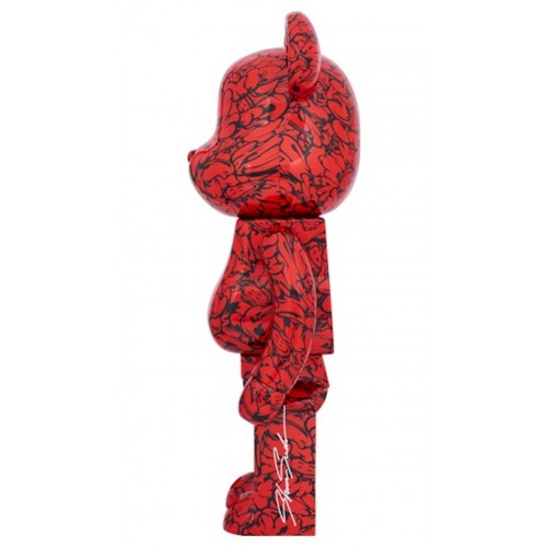 Оригинальный набор фигурок Bearbrick Shun Sudo "Mr.Scarlet" 100% & 400% Set - 7см и 28см