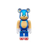 Bearbrick Sonic The Hedgehog 100% & 400% Set Chrome