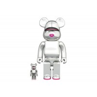 Набор фигурок (7см и 28см) Bearbrick Sorayama x 2G 100% & 400% Set
