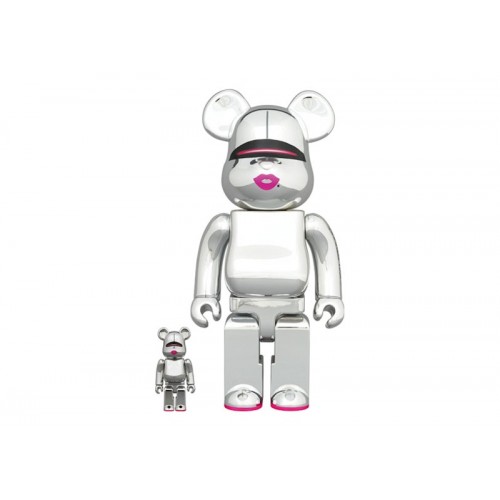 Оригинальный набор фигурок Bearbrick Sorayama x 2G 100% & 400% Set - 7см и 28см