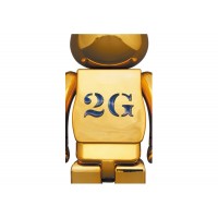 Bearbrick Sorayama x 2G 100% & 400% Set Gold Ver.