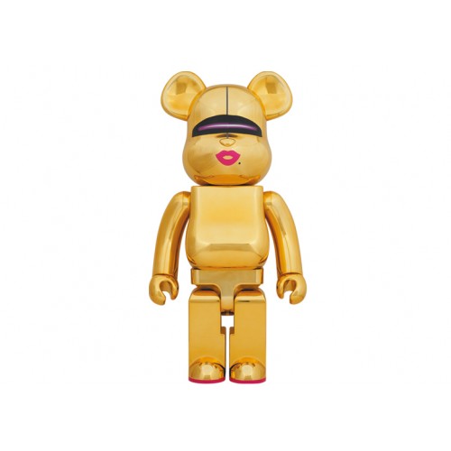 Оригинальная большая фигурка Bearbrick Sorayama x 2G 1000% Gold Ver. - 70см