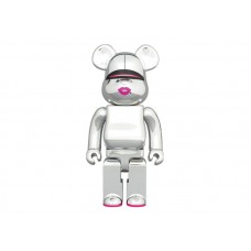 Большая фигурка (70см) Bearbrick Sorayama x 2G 1000% Silver Ver.