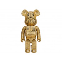 Большая фигурка (70см) Bearbrick x BAPE x Hajime Sorayama Camo Shark 1000% Gold