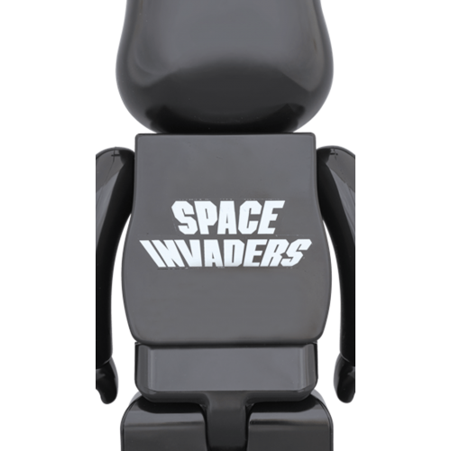 Оригинальная фигурка Bearbrick Space Invaders 400% Black - 28см