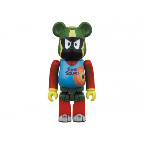 Оригинальный набор фигурок Bearbrick Space Jam: A New Legacy Marvin the Martian 100% & 400% Set - 7см и 28см