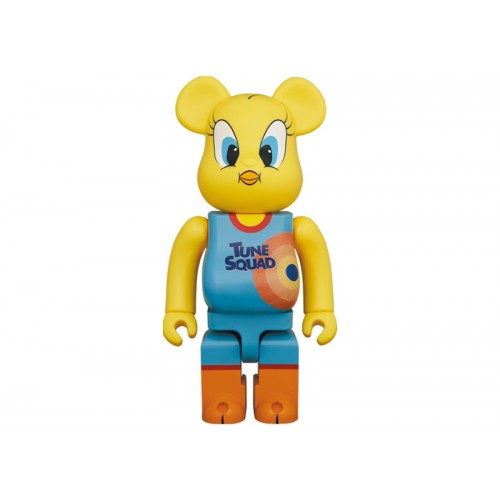 Оригинальная большая фигурка Bearbrick Space Jam: A New Legacy Tweety 1000% - 70см