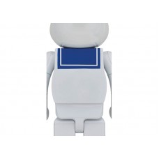 Bearbrick Stay Puft Marshmallow Man 1000% White Chrome Ver.