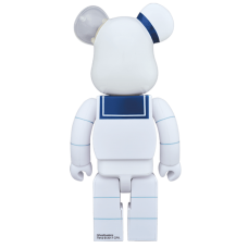 Bearbrick Stay Puft Marshmallow Man 400% White