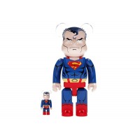 Набор фигурок (7см и 28см) Bearbrick Superman (Batman: Hush Ver.) 100% & 400% Set