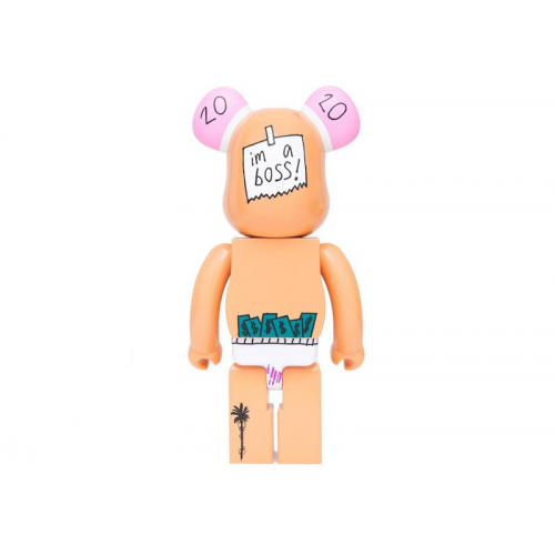Оригинальная большая фигурка Bearbrick The 3125C x OBJECTIVE x Medicom Toy “EDC” Edison Chen Clot 1000% - 70см