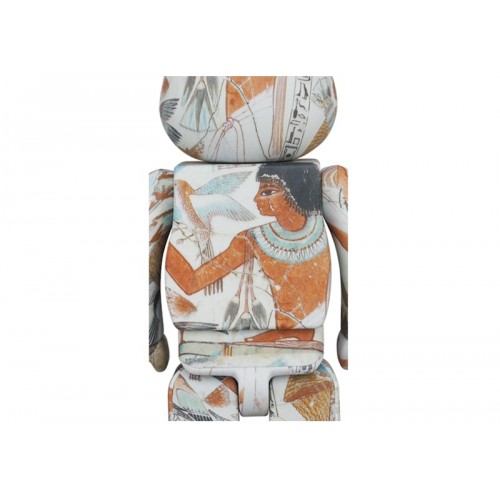 Оригинальный набор фигурок Bearbrick The British Museum (Tomb-Painting of Nebamun) 100% & 400% Set - 7см и 28см