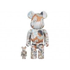 Набор фигурок (7см и 28см) Bearbrick The British Museum (Tomb-Painting of Nebamun) 100% & 400% Set