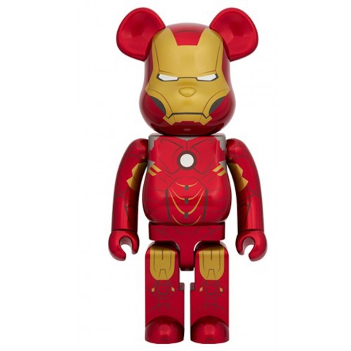 Оригинальная большая фигурка Bearbrick The Infinity Saga Iron Man Mark IV 1000% - 70см