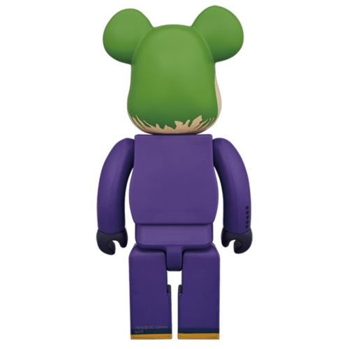 Оригинальная фигурка Bearbrick The Joker (Laughing Ver.) 400% Purple - 28см