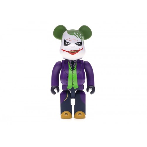 Оригинальная фигурка Bearbrick The Joker (Laughing Ver.) 400% Purple - 28см