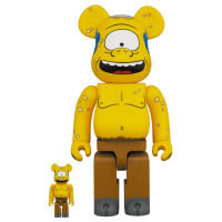 Набор фигурок (7см и 28см) Bearbrick The Simpsons CYCLOPS 100% & 400% Set
