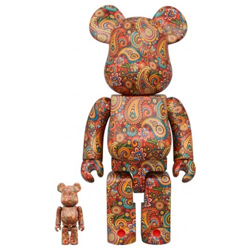Оригинальный набор фигурок Bearbrick The Street Sliders RockNRoll Amplifier 100% & 400% Set - 7см и 28см