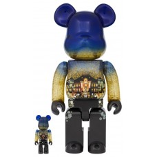Набор фигурок (7см и 28см) Bearbrick Tokyo Station Marunouchi Station Building Model Light Up Ver. 100% & 400% Set