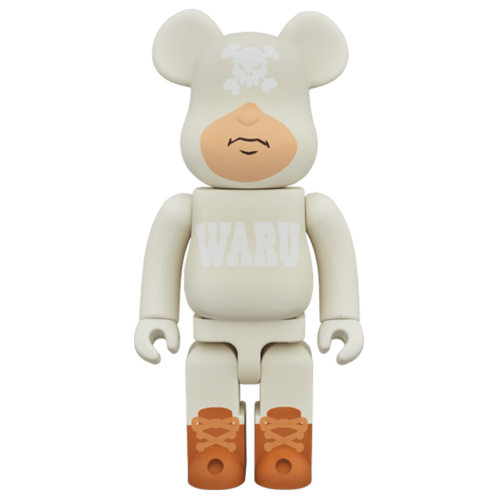Оригинальная фигурка Bearbrick Tokyo Tribe Waru 400% White - 28см