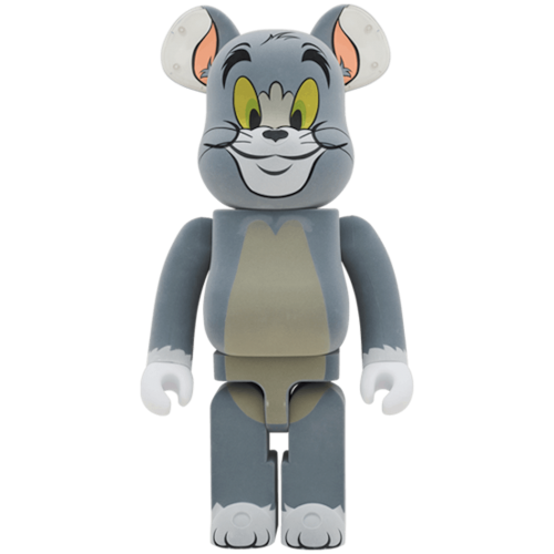 Оригинальная большая фигурка Bearbrick Tom and Jerry: Tom Flocky 1000% - 70см