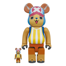 Набор фигурок (7см и 28см) Bearbrick Tony Tony Chopper 100% & 400% Set