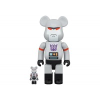 Набор фигурок (7см и 28см) Bearbrick Transformers Megatron 100% & 400% Set