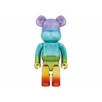 Большая фигурка (70см) Bearbrick UFO Alan Smithee Film Light Up 1000% Multi Chrome
