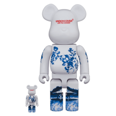 Набор фигурок (7см и 28см) Bearbrick Undercoveer Jun Takahaski Ceramic UFO 100% & 400% Set