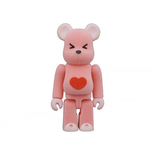 Оригинальный набор фигурок Bearbrick Valmuer (Poppies) 100% & 400% Set Pink - 7см и 28см