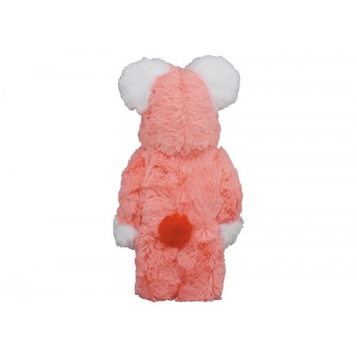 Оригинальный набор фигурок Bearbrick Valmuer (Poppies) 100% & 400% Set Pink - 7см и 28см