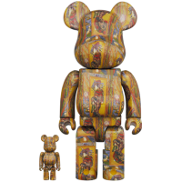 Набор фигурок (7см и 28см) Bearbrick Van Gogh Museum Courtesan (after Eisen) 100% & 400% Set
