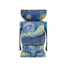 Набор фигурок (7см и 28см) Bearbrick Vincent van Gogh The Starry Night 100% & 400% Set