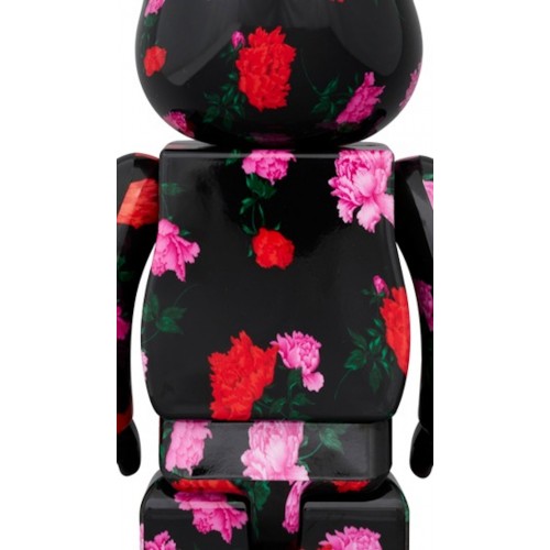 Оригинальный набор фигурок Bearbrick Wildside Yohji Yamamoto Peony 100% & 400% Set - 7см и 28см