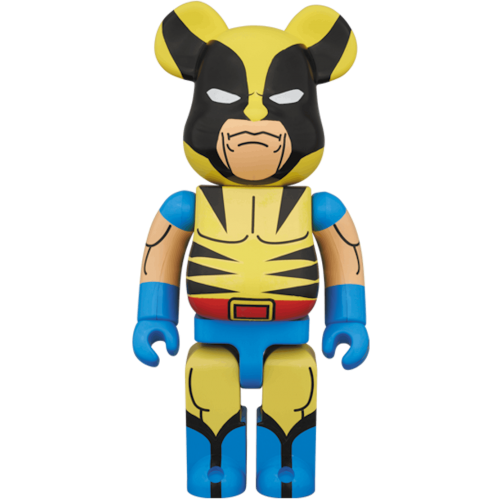 Оригинальная фигурка Bearbrick Wolverine 400% Yellow - 28см