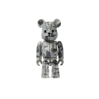 Bearbrick x A Bathing Ape 28th Anniversary Camo #2 100% Grey