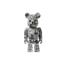 Bearbrick x A Bathing Ape 28th Anniversary Camo #2 100% Grey