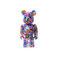 Bearbrick x A Bathing Ape 28th Anniversary Camo #2 100% Purple/Blue/Orange