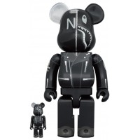 Набор фигурок (7см и 28см) Bearbrick x A Bathing Ape x Neighborhood 100% & 400% Set