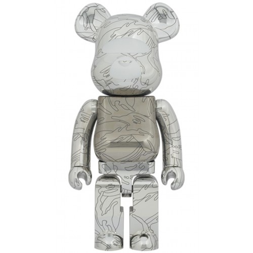 Оригинальная большая фигурка Bearbrick x AAPE by A Bathing Ape 10th Anniversary 1000% - 70см