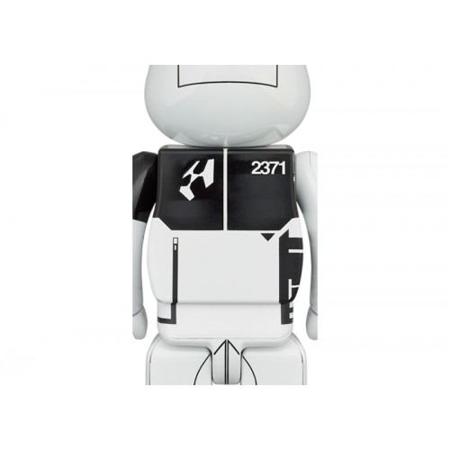 Оригинальный набор фигурок Bearbrick x Acronym 100% & 400% Set White Chrome - 7см и 28см