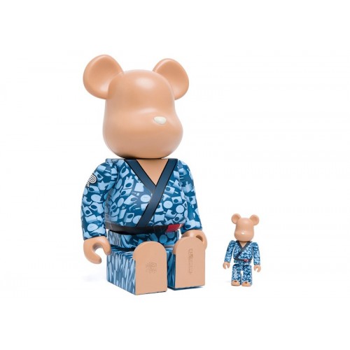 Оригинальный набор фигурок Bearbrick x ALBINO & PRETO x STASH 100% & 400% Set - 7см и 28см