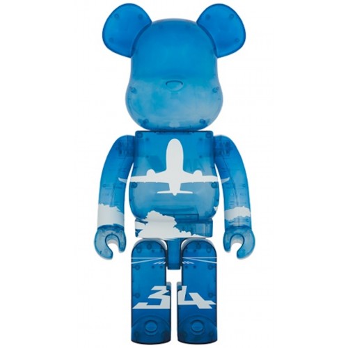 Оригинальная большая фигурка Bearbrick x ANA Original Blue Sky 1000% - 70см
