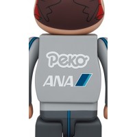 Bearbrick x ANA Original Poco-chan & Peko-chan Captain 100% & 400% Set of 4