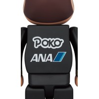 Bearbrick x ANA Original Poco-chan & Peko-chan Captain 100% & 400% Set of 4