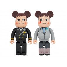 Большая фигурка (70см) Bearbrick x ANA Original Poco-chan & Peko-chan Captain 1000% Set