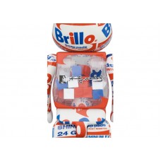 Bearbrick x Andy Warhol Brillo (2022) 100% & 400% Set